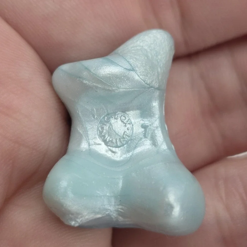 Rare Error Classic‎ Gogo's Crazy Bones Tie Dye Marble #7 Weirdo 1996 Variant